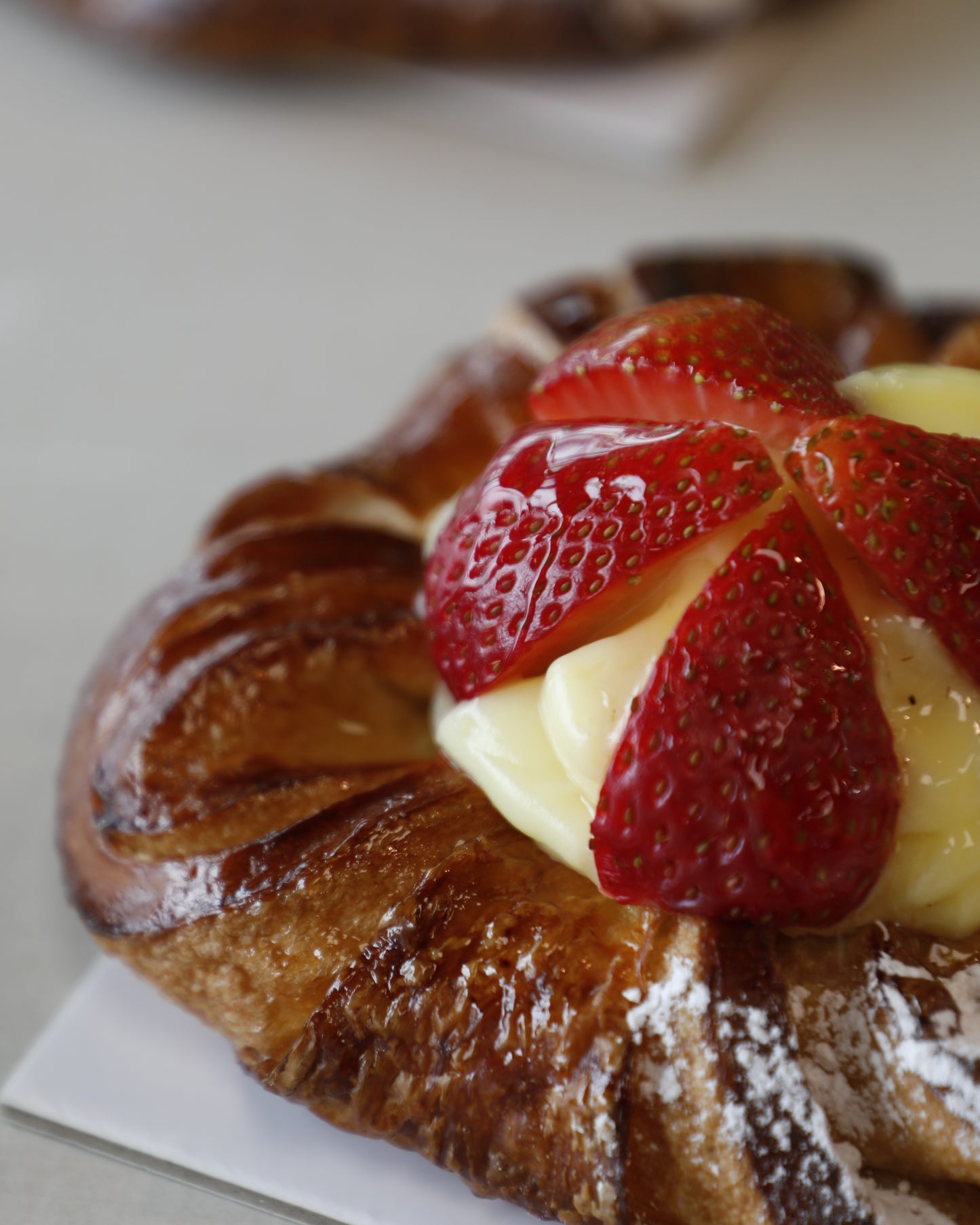 Danish à la fraise