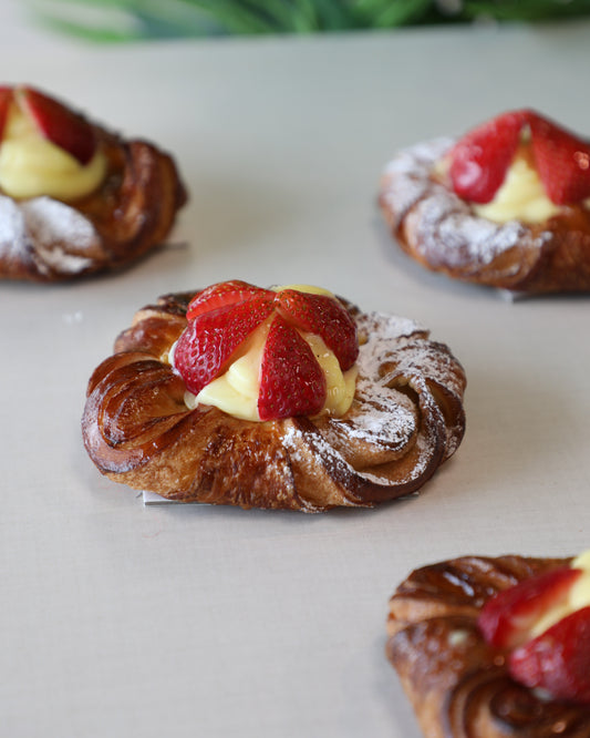Danish à la fraise